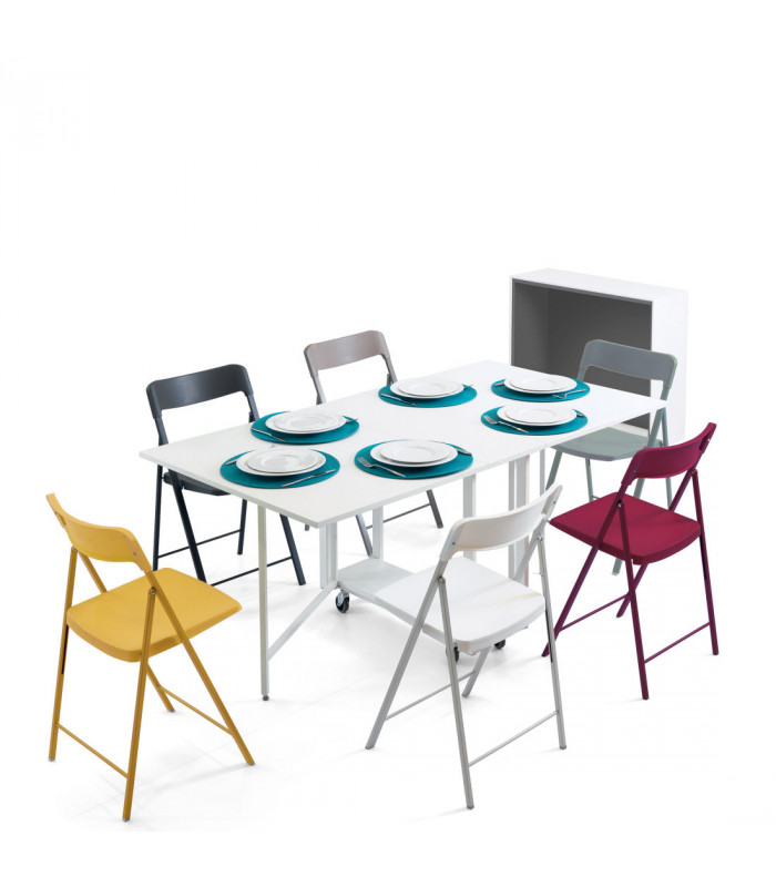 ARCHIMEDE NEW + 6 chairs | PEZZANI | Arredinitaly