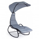 BAFFIN ANTHRACITE ROCKING CHAISE LONGUE