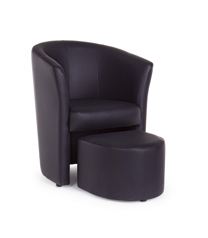 C-POUF RITA BLACK ARMCHAIR - Lounge armchairs | Arredinitaly