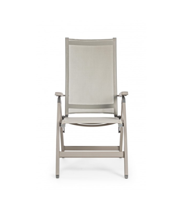 VICTOR TAUPE RECLINER ARMCHAIR GK51 | Arredinitaly