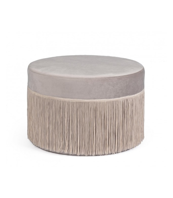 LEILANI LIGHT GRAY D45 - Poufs and furniture cushions | Arredinitaly