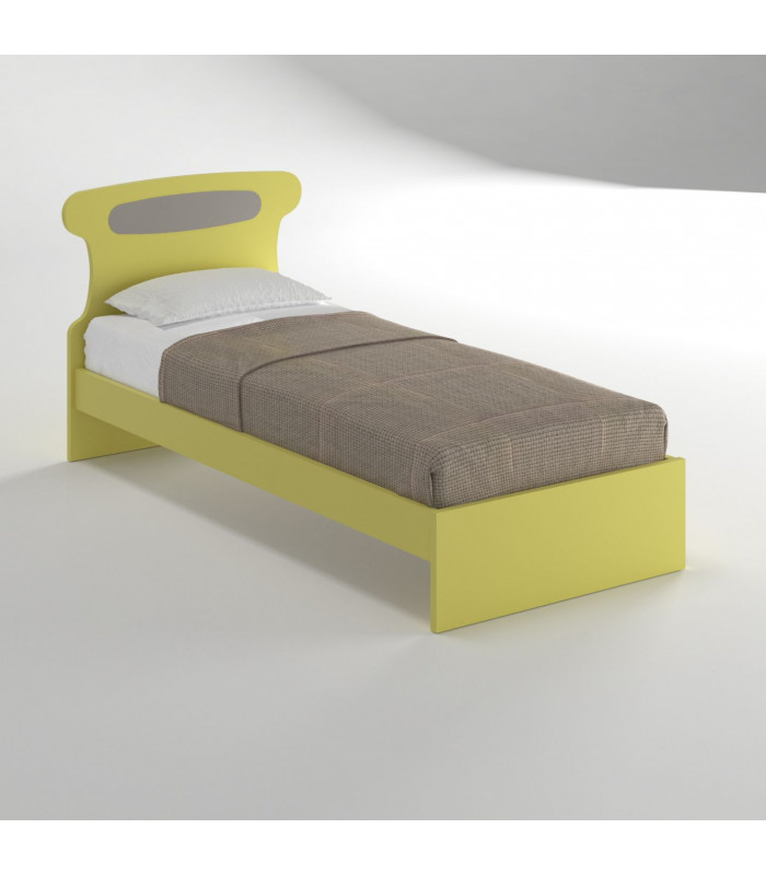 S. MARTINO MOBILI - Lit Mouse Cadre de lit simple avec base, le vôtre au meilleur prix