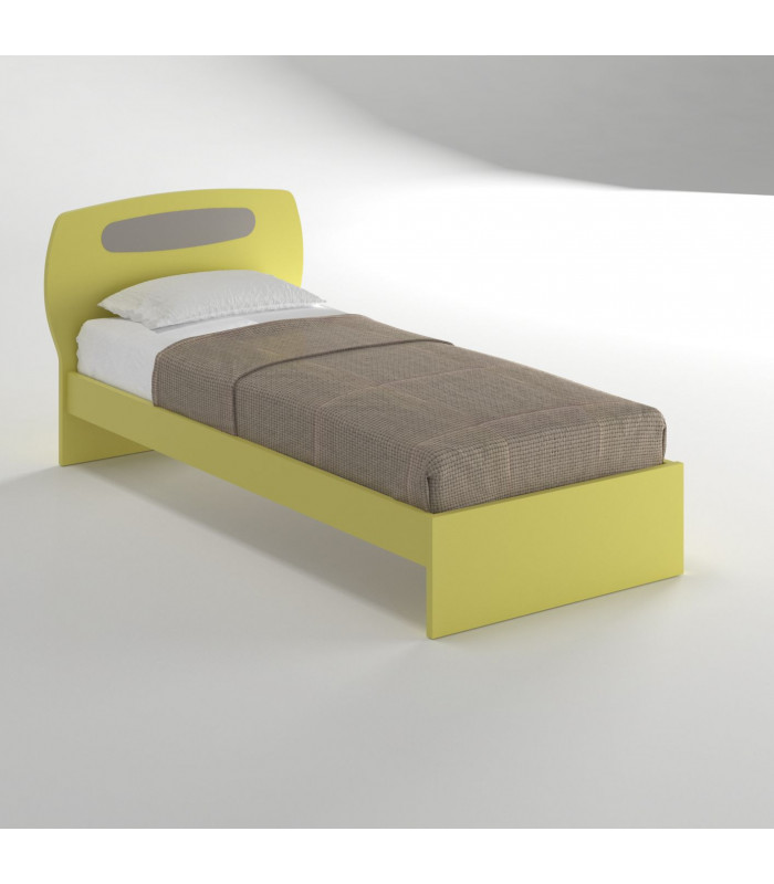 S. MARTINO MOBILI - Lit Fungo Cadre de lit simple avec base, le vôtre au meilleur prix