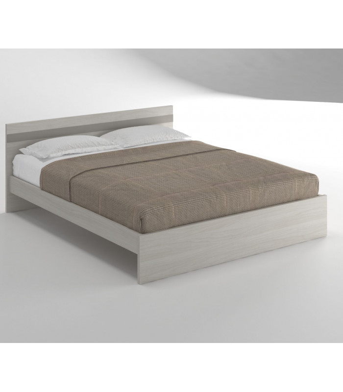 Semplice Lit double avec cadre de lit de base | S. MARTINO MOBILI | Arredinitaly