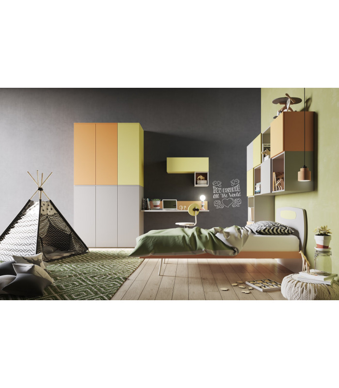 Chambre à coucher simple Composition 1 | S. MARTINO MOBILI | Arredinitaly