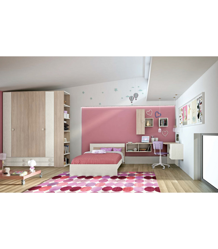 Chambre à coucher simple Composition 12 | S. MARTINO MOBILI | Arredinitaly