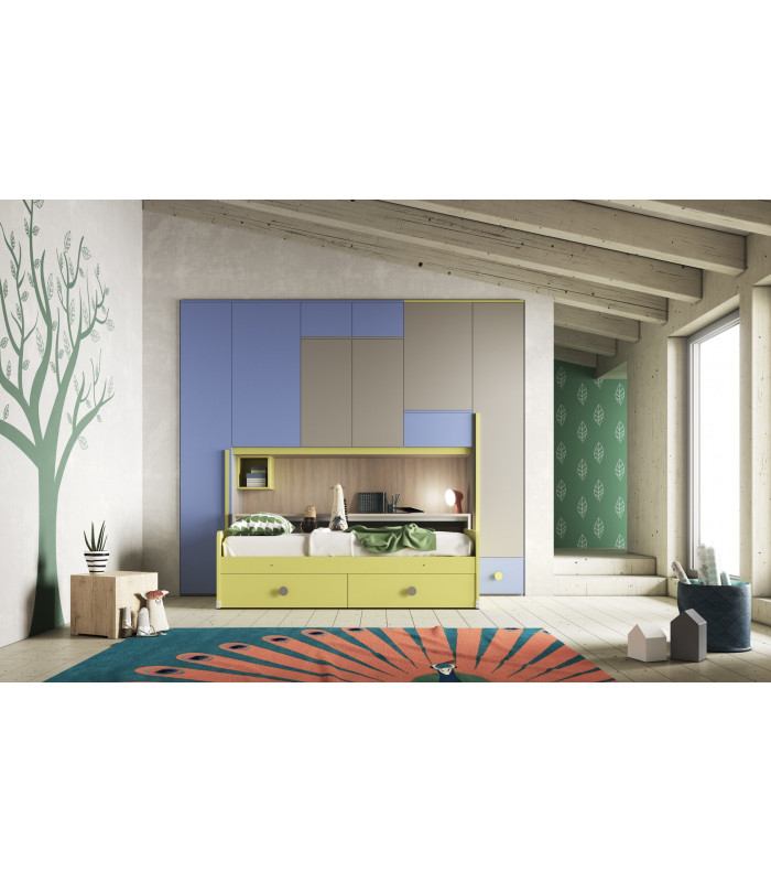 Single Bedroom Composition 15 | S. MARTINO MOBILI | Arredinitaly