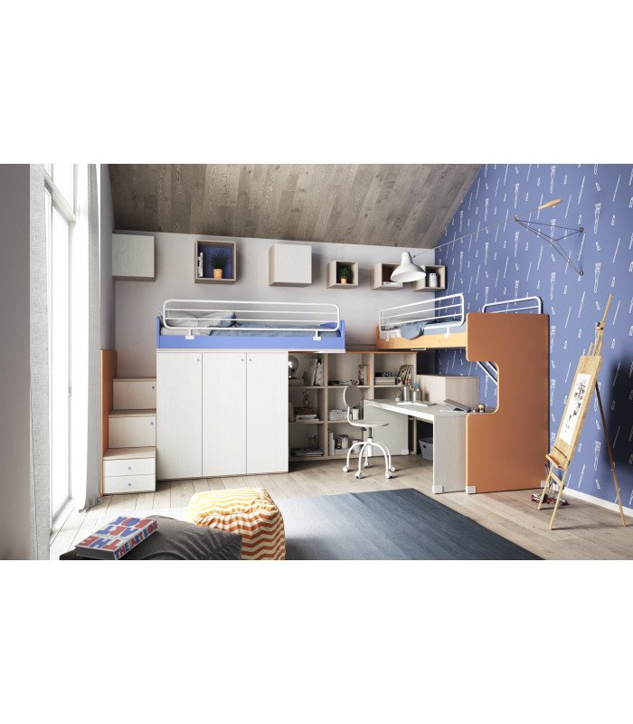 Double Bedroom Composition 38 | S. MARTINO MOBILI | Arredinitaly