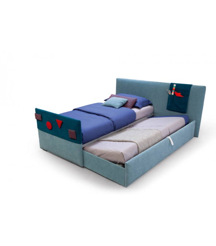 Plain Dormeuse with pull-out bed | SAMOA BEDS | Arredinitaly