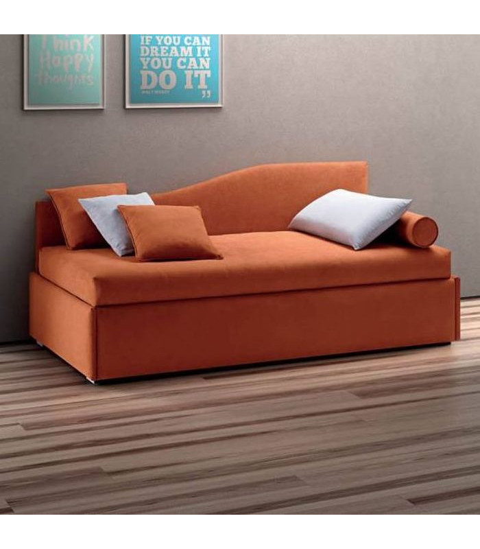Enjoy Twice Central Shaped with pull-out bed | SAMOA BEDS | Arredinitaly