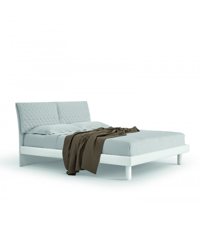 Fhon Bed with Upholstered Cushions | Arredinitaly