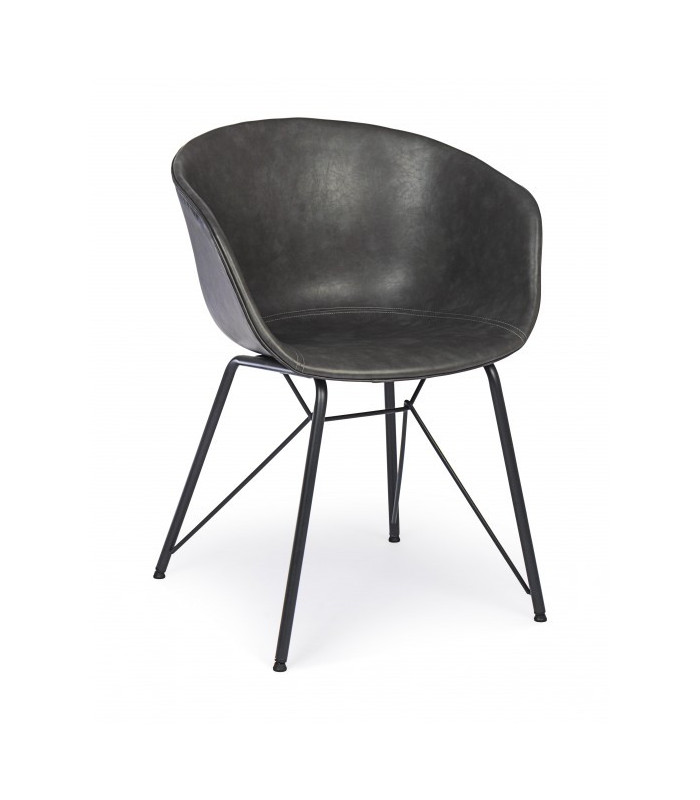 WARHOL ANTHRACITE VINTAGE - CHAIRS | Arredinitaly