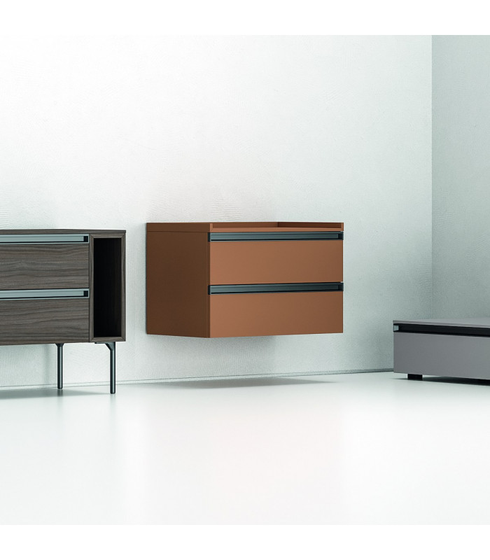 EGO 2 DRAWERS FLOOR STANDING OR SUSPENDED L.46/61/90/122 CM | SANTA LUCIA | Arredinitaly
