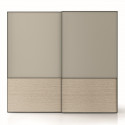 NUIT CLOSET WITH 2 SLIDING DOORS ALSO IN GLASS_VERSION 2 | SANTA LUCIA