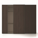 NUIT CLOSET WITH 3 SLIDING DOORS ALSO IN GLASS_VERSION 2 | SANTA LUCIA