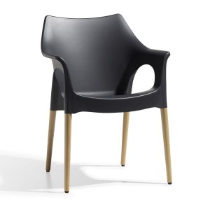 NATURAL OLA 2115 | SCAB - Plastic chairs with armrests | Arredinitaly