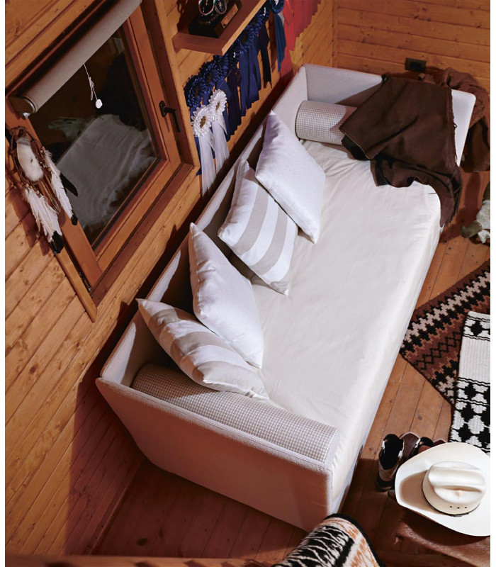 SPACE DIVANO LOW with pull-out bed or chest of drawers | NOCTIS LETTI | Arredinitaly