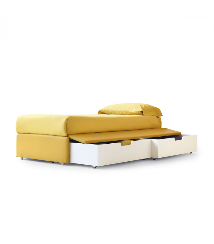SPACE SOMMIER with pull-out bed or big drawers | NOCTIS LETTI | Arredinitaly
