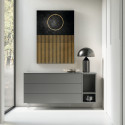 SYSTEM DICIOTTO 3 DRAWERS WITH LIBRARY, ON THE GROUND OR HANGING | SANTA LUCIA