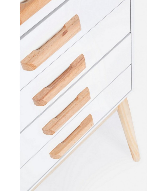 CHEST OF DRAWERS 5C ORDINARY WHITE | Arredinitaly