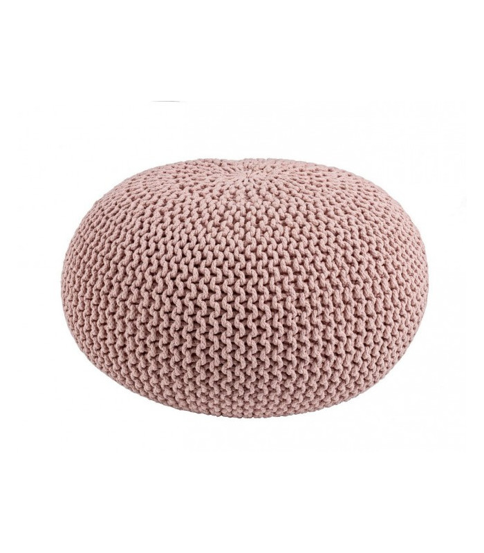 POUF INTERLACED BLUSH D80 - Poufs and furniture cushions | Arredinitaly
