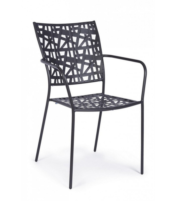 SEDIA C-BR KELSIE ANTRACITE - CHAIRS AND BENCHES | Arredinitaly