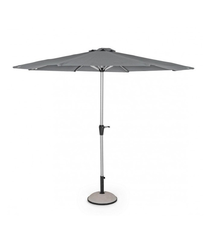 PARASOL VIENNA 3M ANOD-GREY SC - Garden umbrellas | Arredinitaly