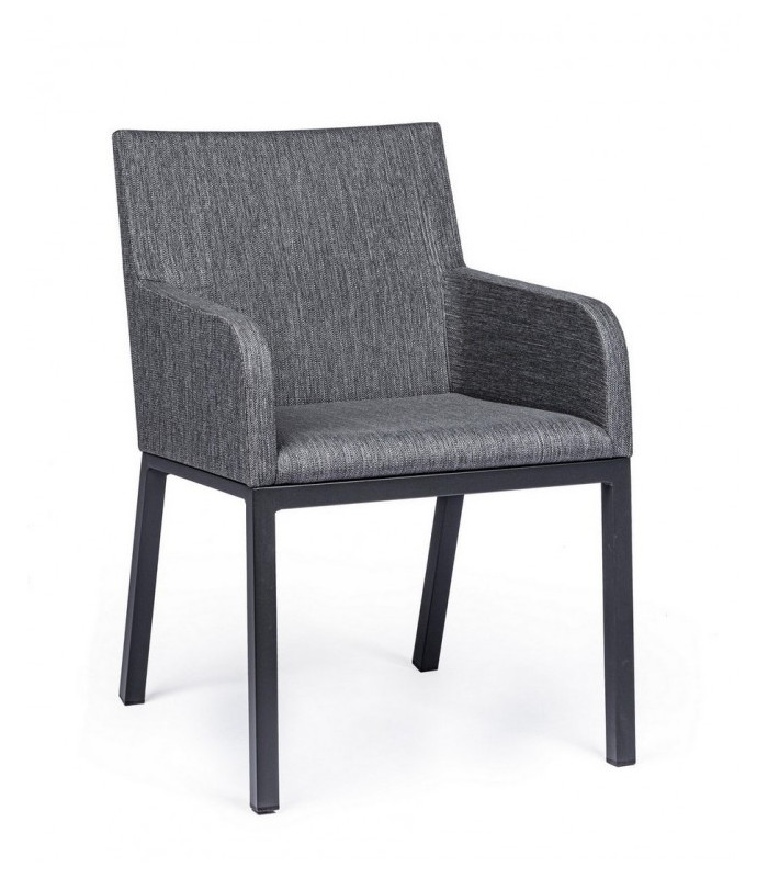 CHAIR C-BR OWEN ANTHRACITE JX55 - CHAIRS AND BENCHES | Arredinitaly