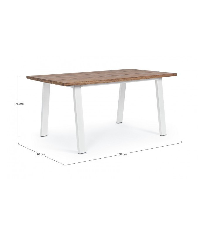 TABLE OSLO BIA-NAT 160X90 - FSC | Arredinitaly
