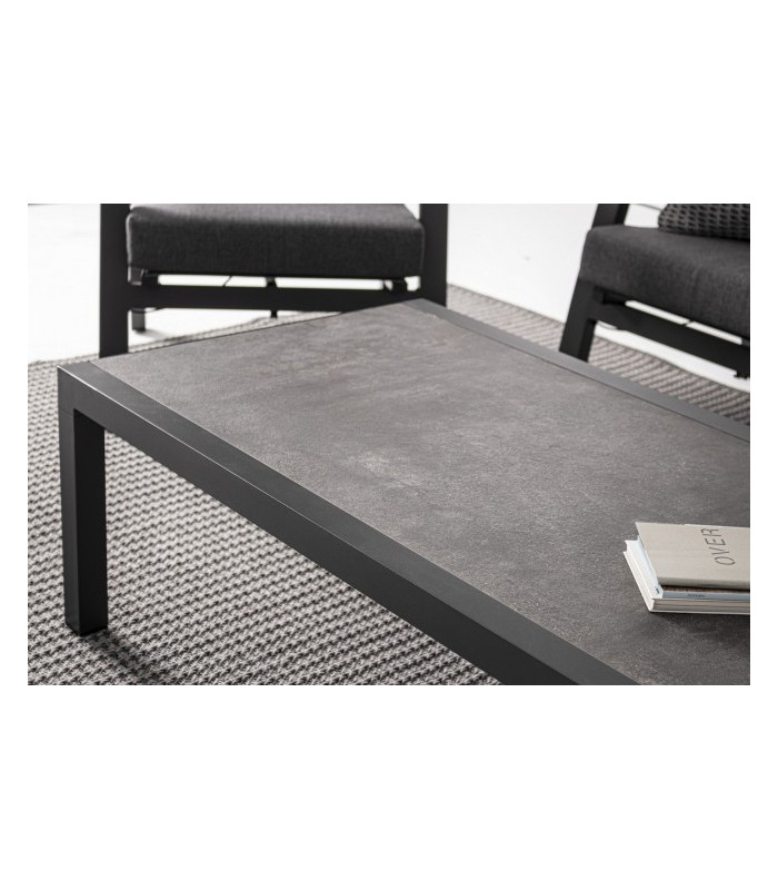 TABLE BASSE KLEDI 120X70 ANTHRACITE JX55 | Arredinitaly