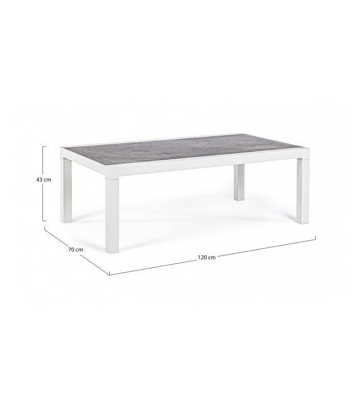 TABLE BASSE KLEDI 120X70 LUNAR | Arredinitaly