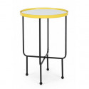 PAINTER COFFEE TABLE C-MIRROR TO YELLOW D45