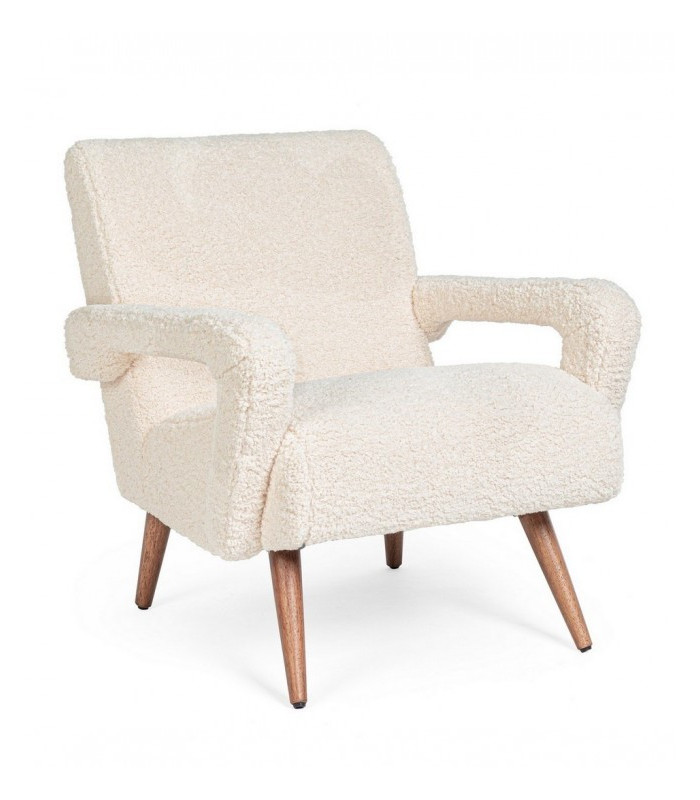 POLTRONA BERNA BIANCO - Lounge armchairs | Arredinitaly