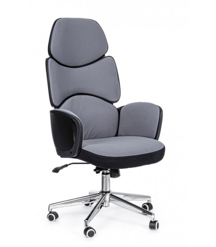 OFFICE ARMCHAIR ARMSTRONG GRAY SC-BLACK - OPERATOR CHAIRS | Arredinitaly