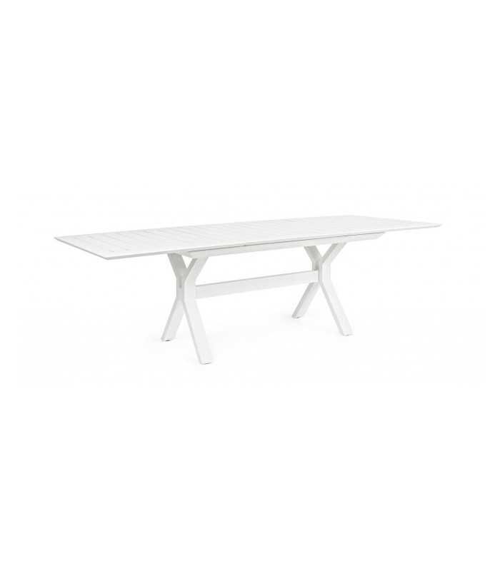 TABLE ALL.KENYON 180-240X100 BIANCOCX21 | Arredinitaly