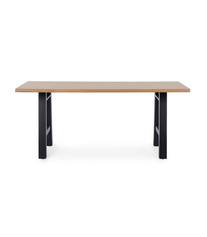 TABLE FRED BLACK 180X90 | Arredinitaly