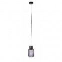 CHANDELIER 1LUCE SHOWY SMOKED-BLACK