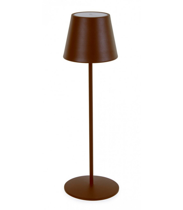 LAMPADA TAV. LED ETNA MARRONE H38 - Lampade da tavolo | Arredinitaly