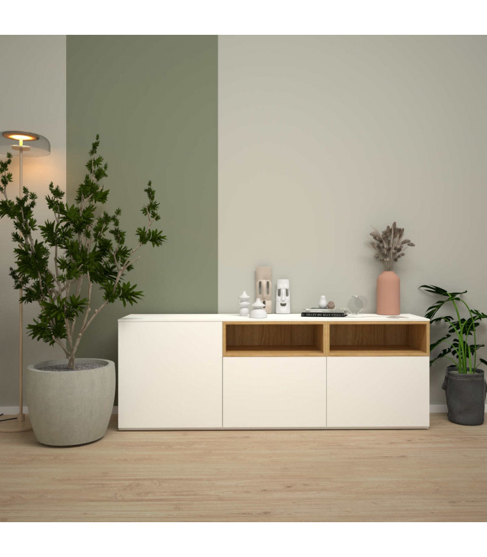 SIDEBOARD WITH OPEN COMPARTMENTS. GROUND OPPURE SUSPENDED - CONSOLLE | Arredinitaly