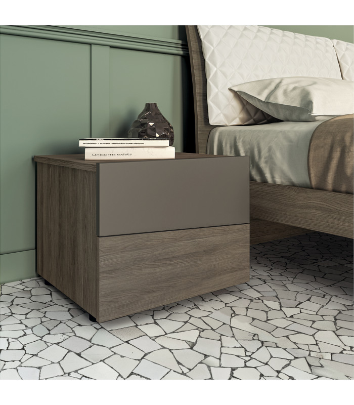 GROUP AMBRA, WITH TWO BEDSIDE TABLES AND A COMO' | SANTA LUCIA | Arredinitaly