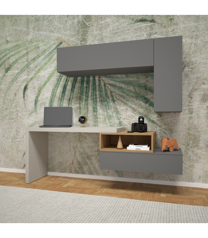 HOME WOK COMPOSITION WITH HANGING DESK | SANTA LUCIA | Arredinitaly