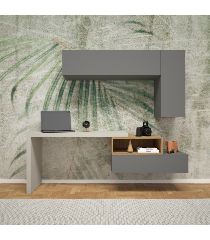 HOME WOK COMPOSITION WITH HANGING DESK | SANTA LUCIA | Arredinitaly