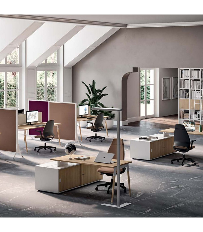 X3 MODULAR DESK | QUADRIFOGLIO OFFICE | Arredinitaly