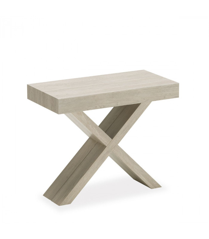 OSLO EXTENDING CONSOLE TABLE OAK PINSTRIPE | I.TA.LI. - Tables and consoles | Arredinitaly