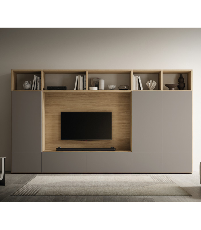 BOOKCASE HND057 | SANTA LUCIA - Living room compositions | Arredinitaly