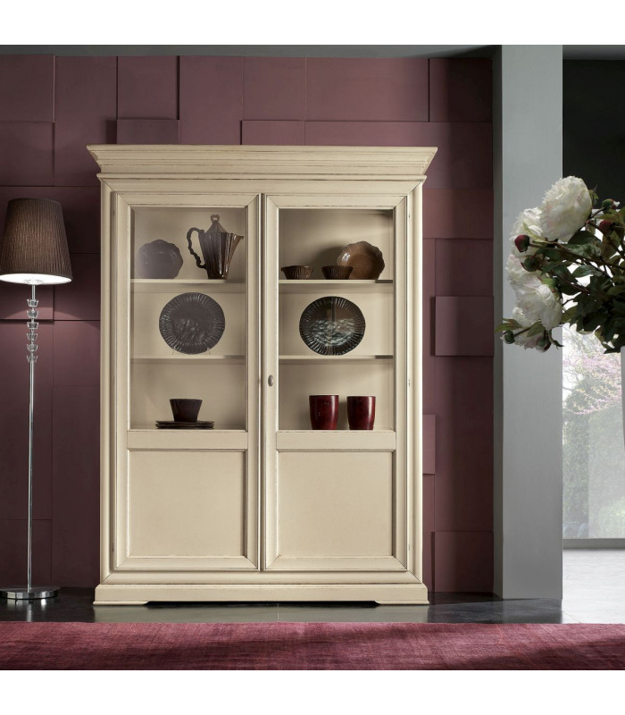 CAEN SHOWCASE WITH 2 DOORS - Classic sideboards and sideboards | Arredinitaly