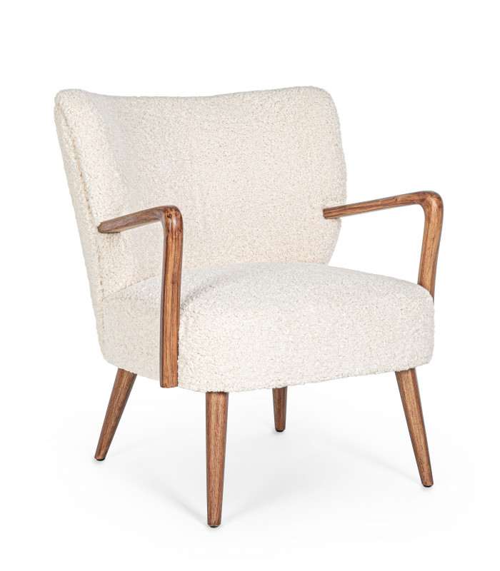 MORITZ WHITE ARMCHAIR - Lounge armchairs | Arredinitaly