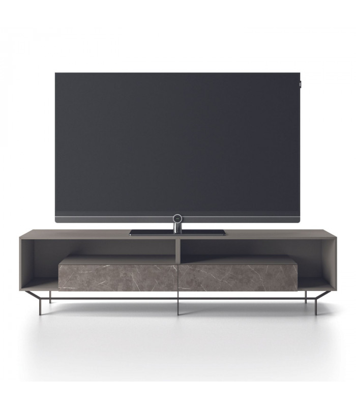 TV UNIT INSIDE WITH TWO COMPARTMENTS, WITH WIRE BRACKET | SAINT LUCIA - TV cabinets | Arredinitaly