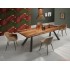 ZEUS TABLE WITH SOLID WOOD TOP | MIDJ