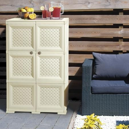 Outdoor cabinets and storage made to stay outdoors year round.